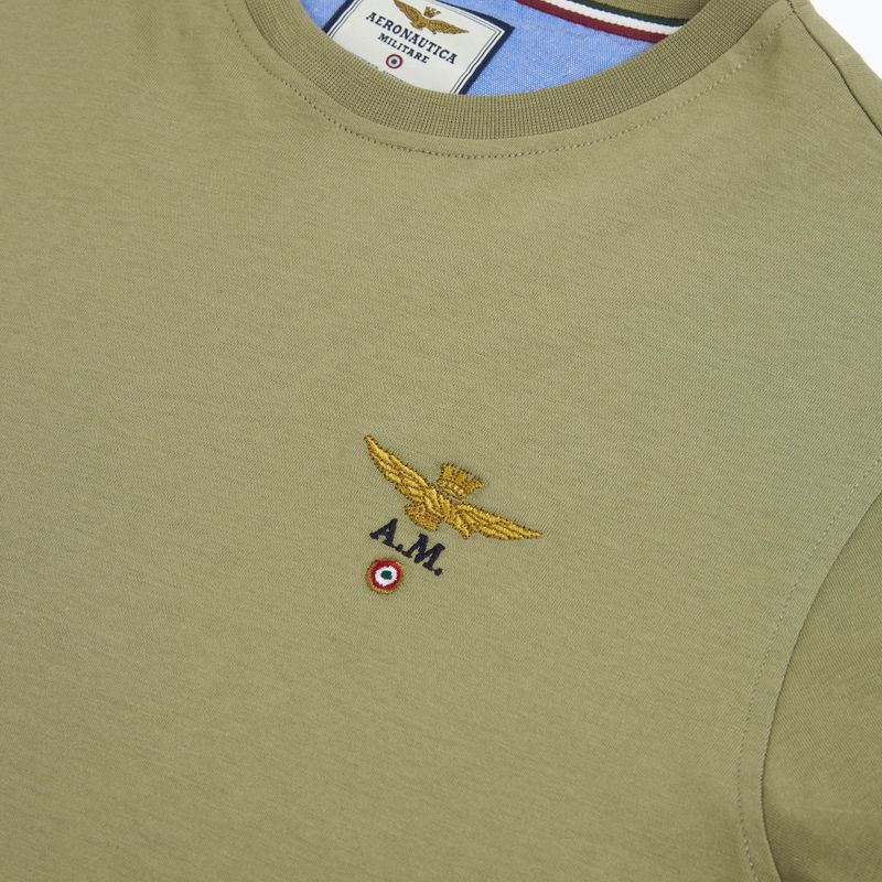 Férfi póló Aeronautica Militare TS1580UJ00372 green 3