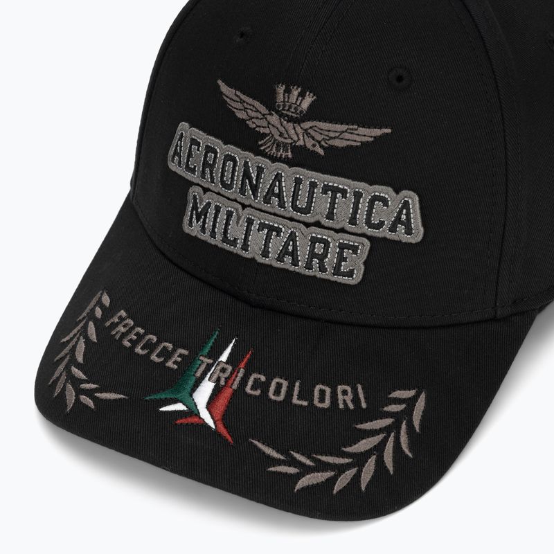 Férfi baseballsapka Aeronautica Militare HA1104UCT02 jet black 3