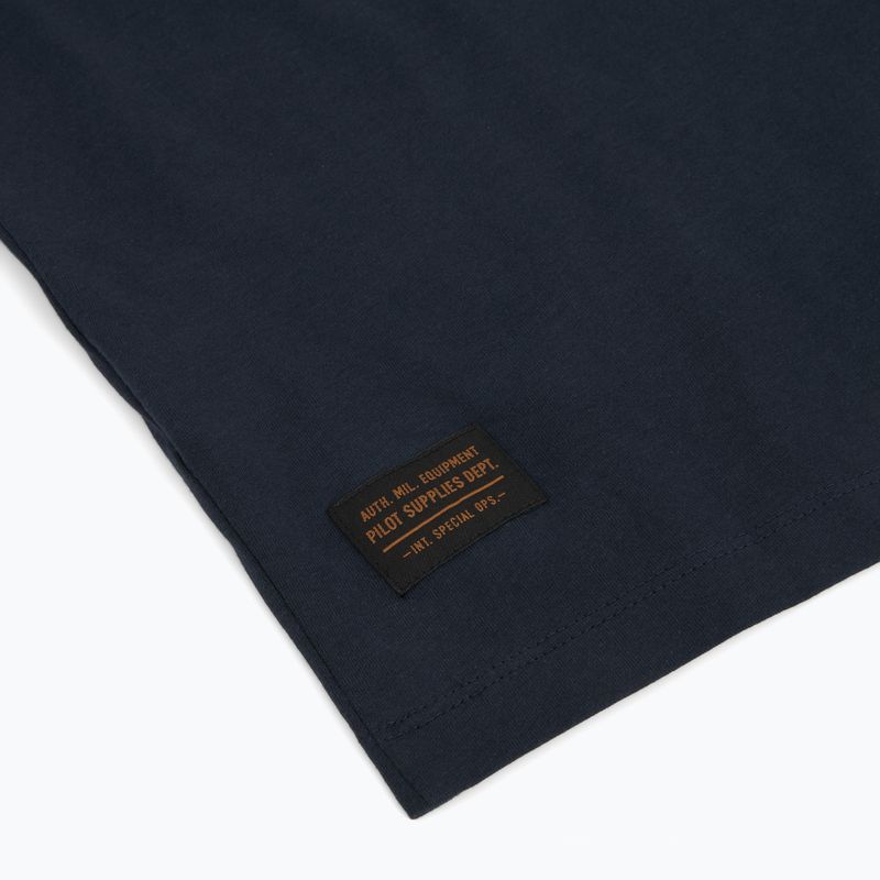 Férfi póló Aeronautica Militare TS2535UJ00641 navy blue 4