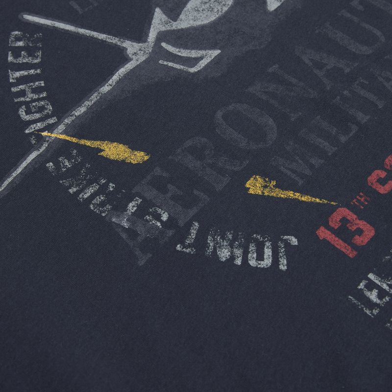 Férfi póló Aeronautica Militare TS2536UJ00641 navy blue 3