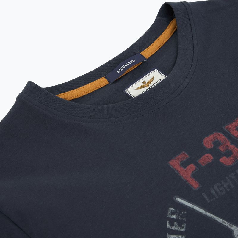 Férfi póló Aeronautica Militare TS2536UJ00641 navy blue 4