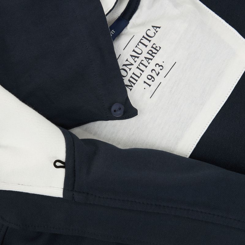 Férfi pulóver Aeronautica Militare FE2096UF00674 Hoodie navy blue 5