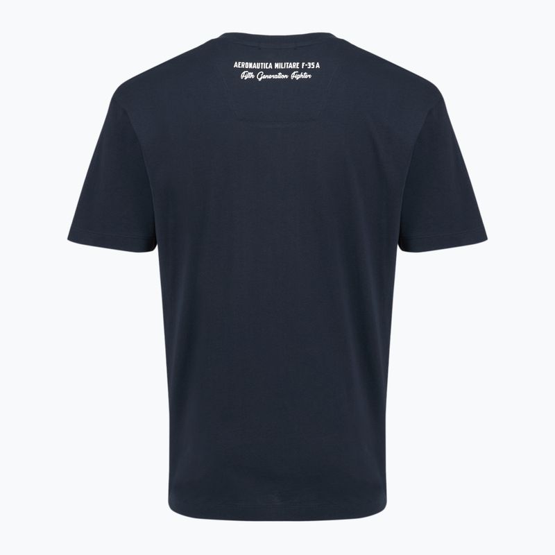 Férfi póló Aeronautica Militare TS2539UJ00727 navy blue 2