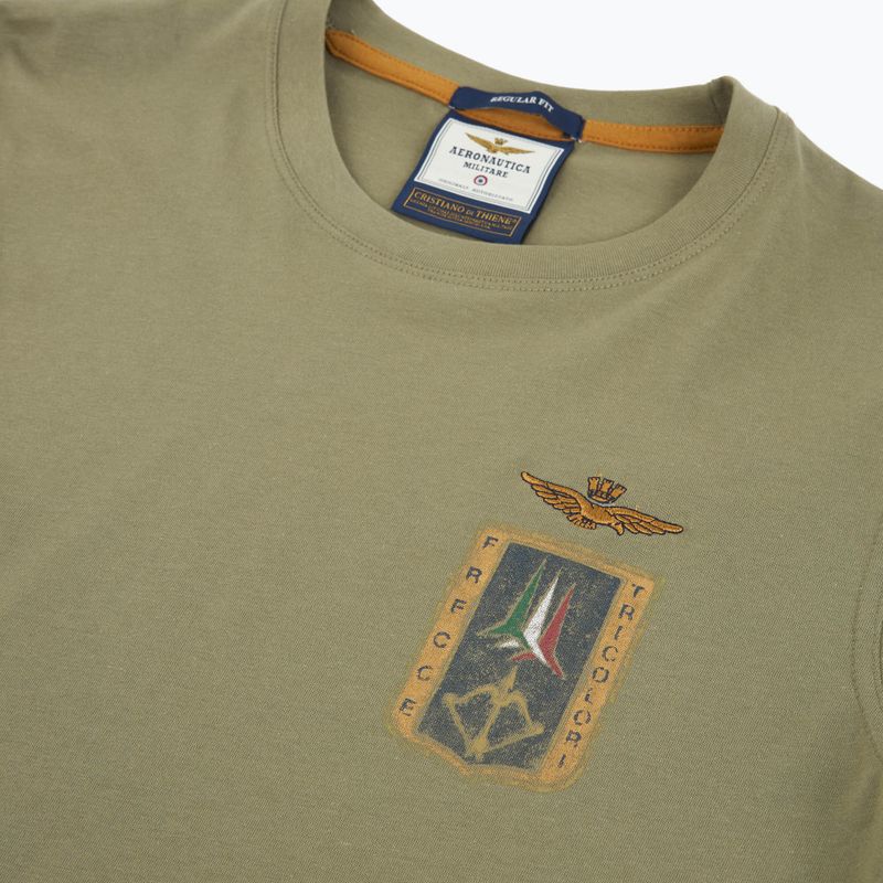 Férfi póló Aeronautica Militare TS2535UJ00641 lichen green 3