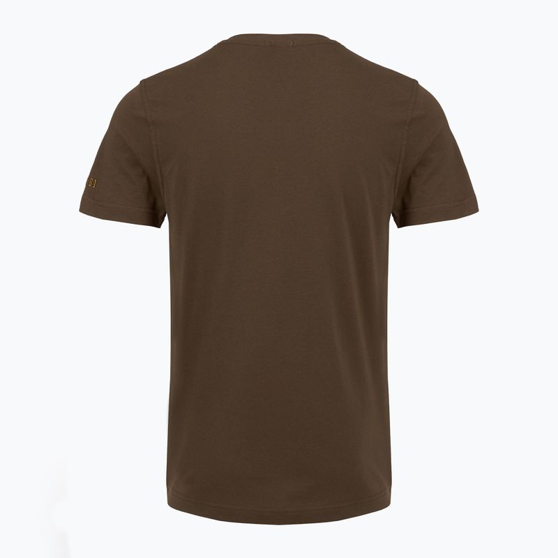 Férfi póló Aeronautica Militare TS2535UJ00641 chestnut brown 2