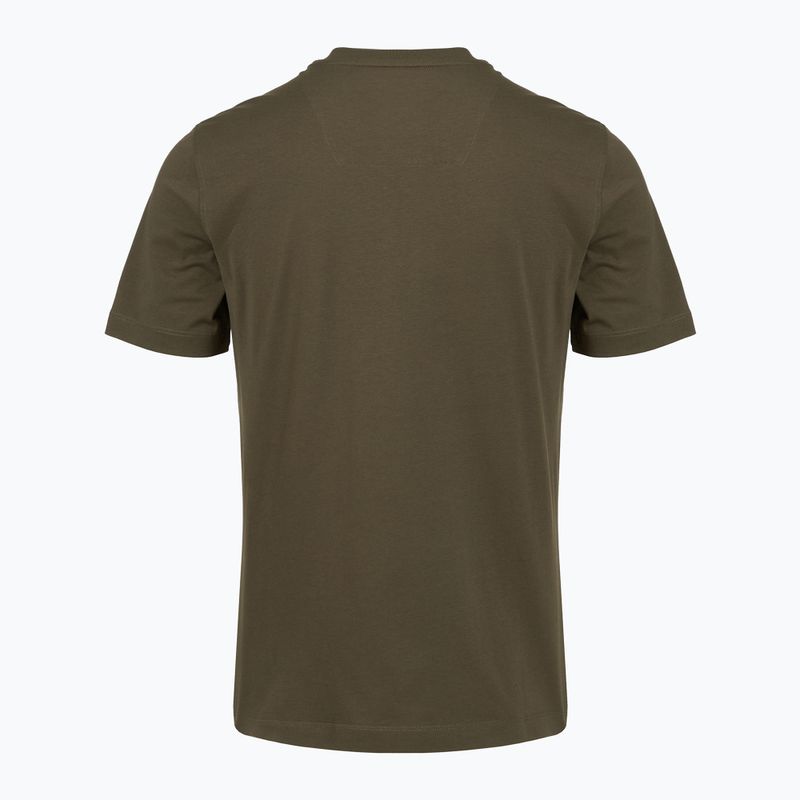 Férfi póló Aeronautica Militare TS1580UJ00372 dark green 2