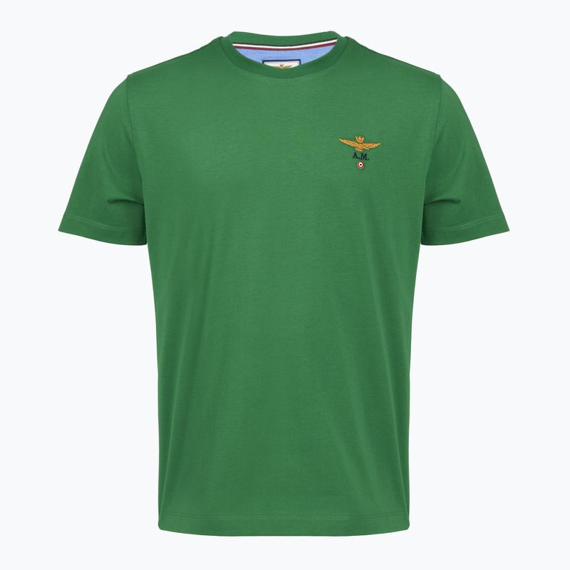 Férfi póló Aeronautica Militare TS1580UJ00372 verdant green