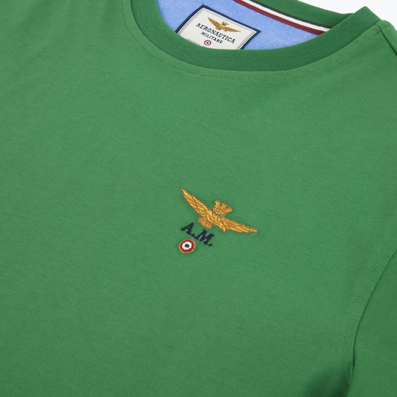 Férfi póló Aeronautica Militare TS1580UJ00372 verdant green 3