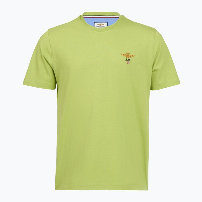 Férfi póló Aeronautica Militare TS1580UJ00372 garden green