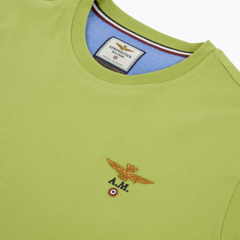 Férfi póló Aeronautica Militare TS1580UJ00372 garden green 3