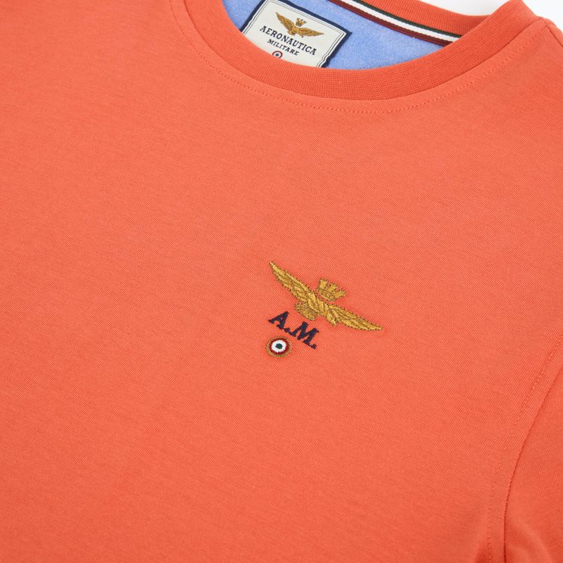Férfi póló Aeronautica Militare TS1580UJ00372 paprika 3