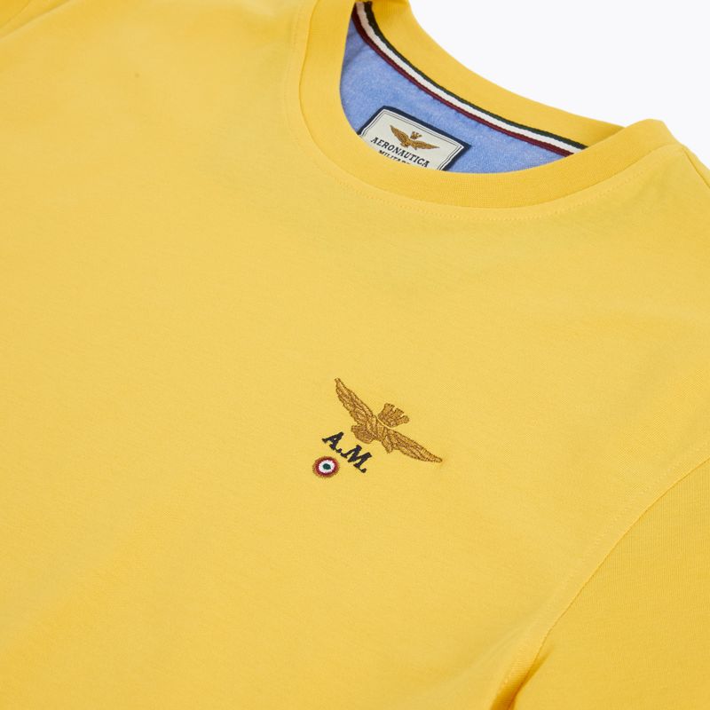 Férfi póló Aeronautica Militare TS1580UJ00372 super lemon 3
