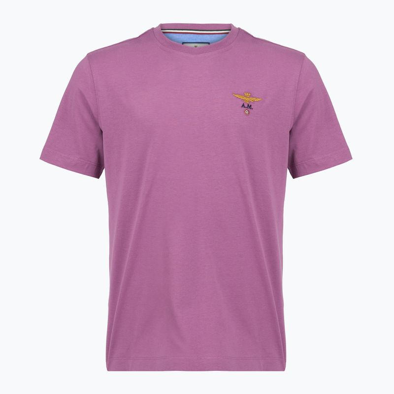 Férfi póló Aeronautica Militare TS1580UJ00372 grape purple