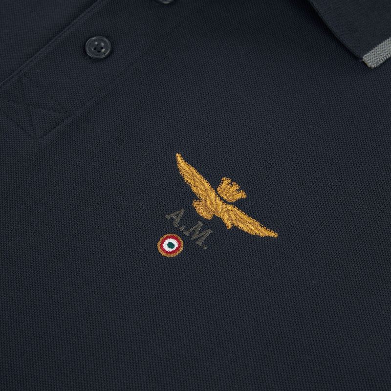 Póló Aeronautica Militare PO1308UP00082 Navy blue polo 3