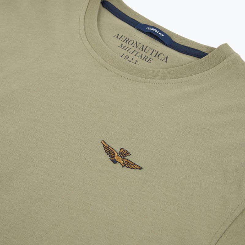 Férfi póló Aeronautica Militare TS2535UJ00641 lichen green 3
