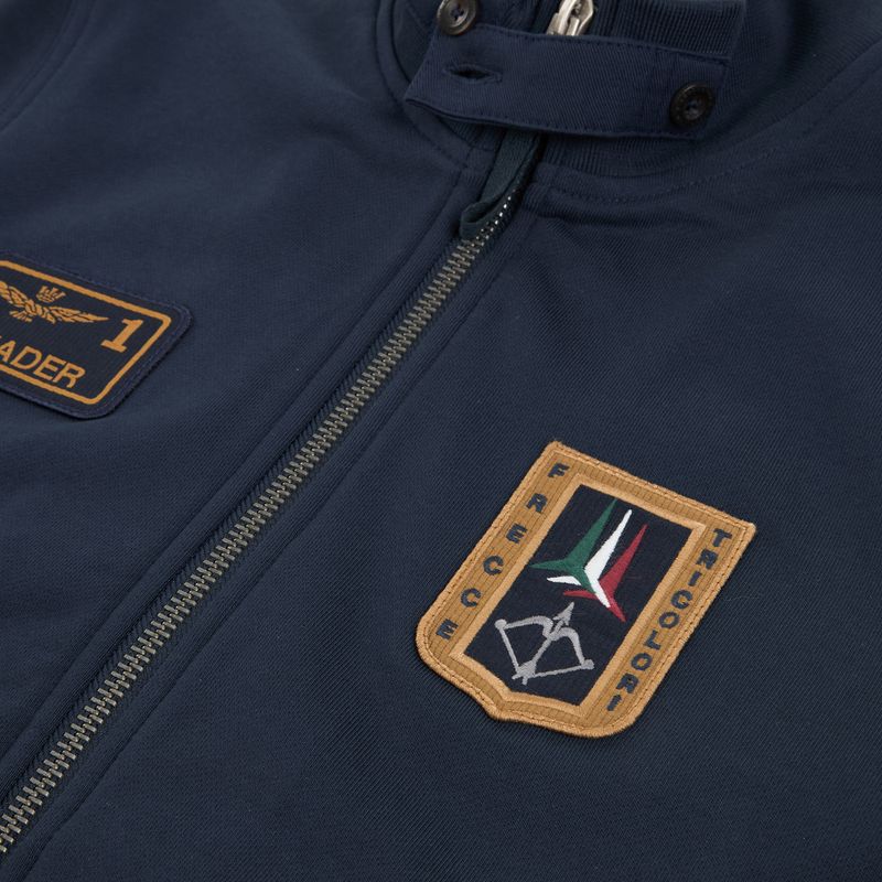 Férfi pulóver Aeronautica Militare FE2102UF00679 FZ navy blue 4