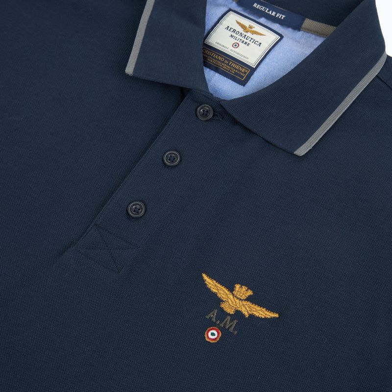 Férfi póló Aeronautica Militare 262PO1308UP00082 Polo blu navy 3