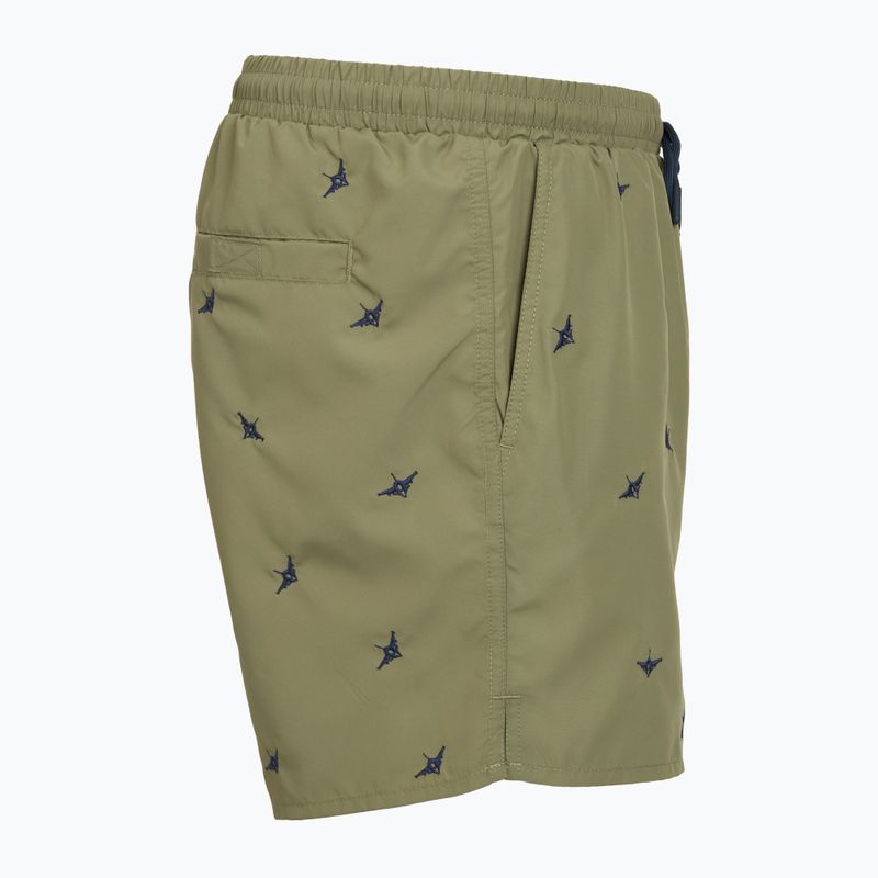 Férfi úszóshort Aeronautica Militare BW0232UCT04317 lichen green 3