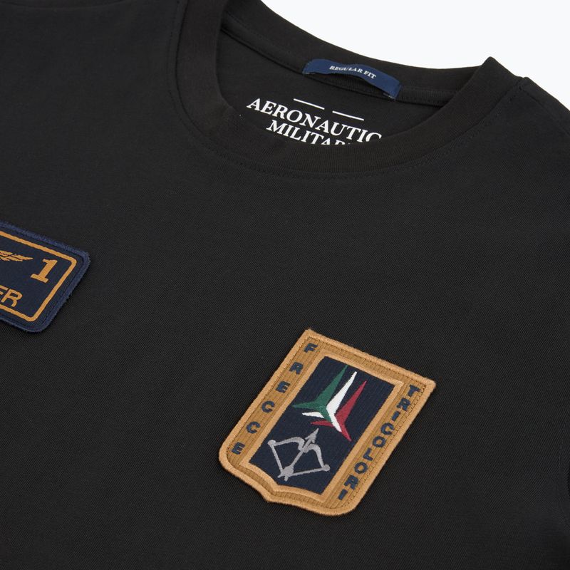 Férfi póló Aeronautica Militare TS2544UJ00592 jet black 3