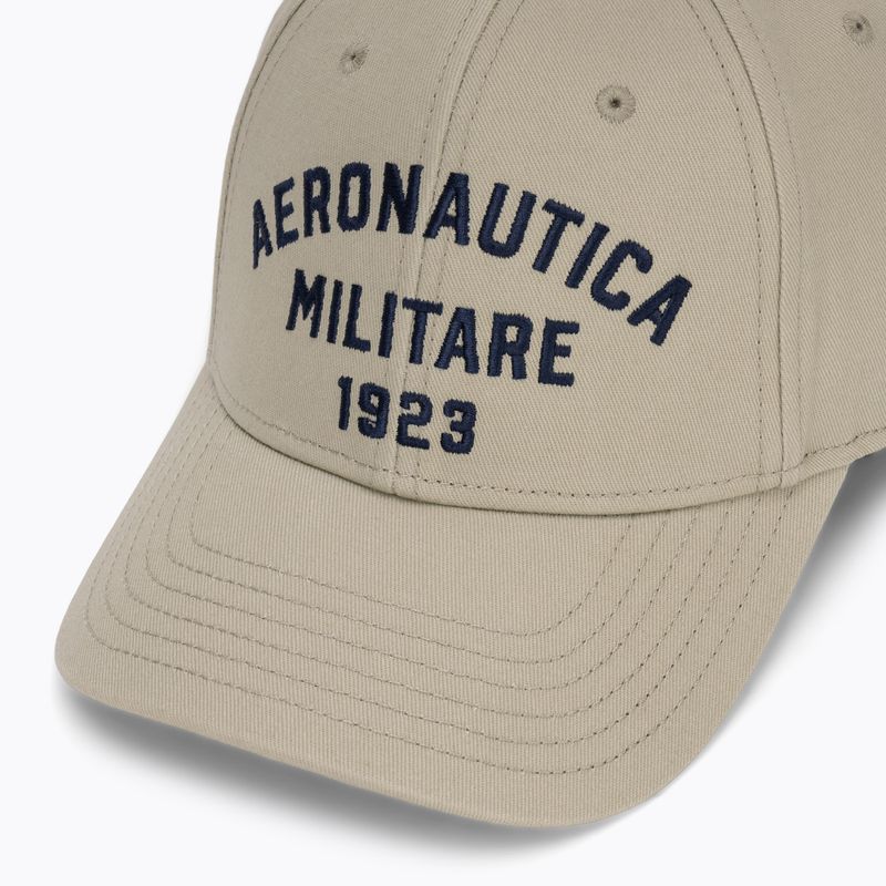 Férfi baseballsapka Aeronautica Militare HA1104UCT02 taupe beige 3