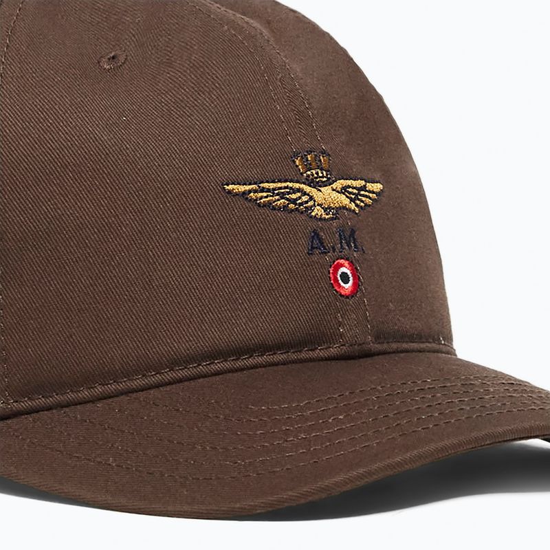 Férfi ellenzős sapka Czapka Aeronautica Militare 262HA1246UCT02261 autumn brown 3