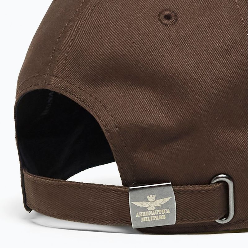 Férfi ellenzős sapka Czapka Aeronautica Militare 262HA1246UCT02261 autumn brown 4