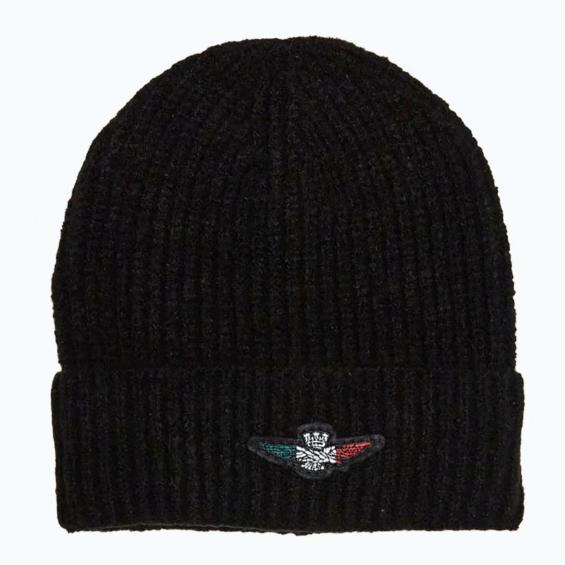 Férfi téli sapka Czapka Aeronautica Militare 262CU0034UL00451 jet black