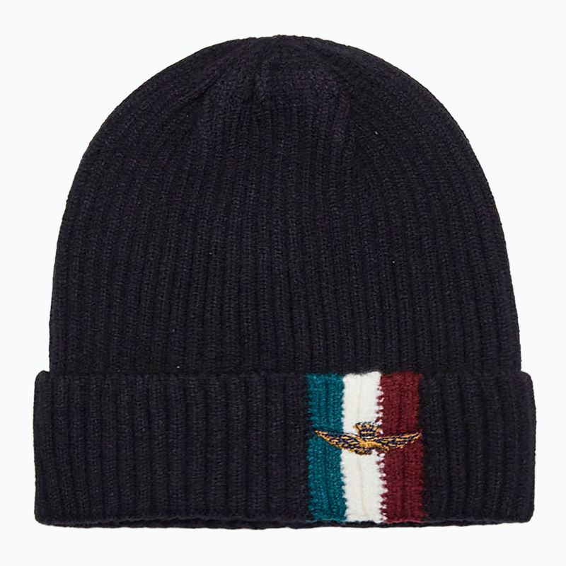 Férfi téli sapka Czapka Aeronautica Militare 262CU0094UL00555 jet black