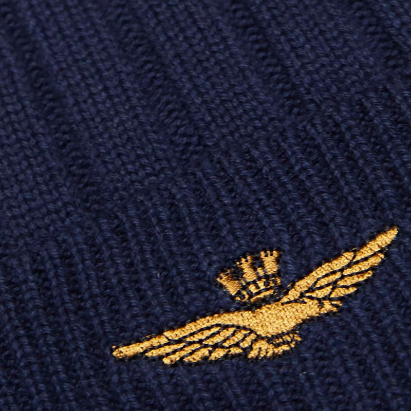 Férfi téli sapka Czapka Aeronautica Militare 262CU0098UL00485 blu navy 3