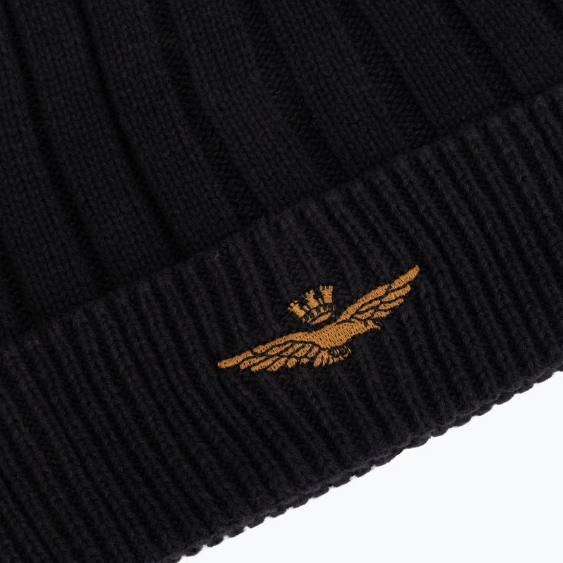 Férfi téli sapka Czapka Aeronautica Militare 262CU0098UL00485 jet black 3