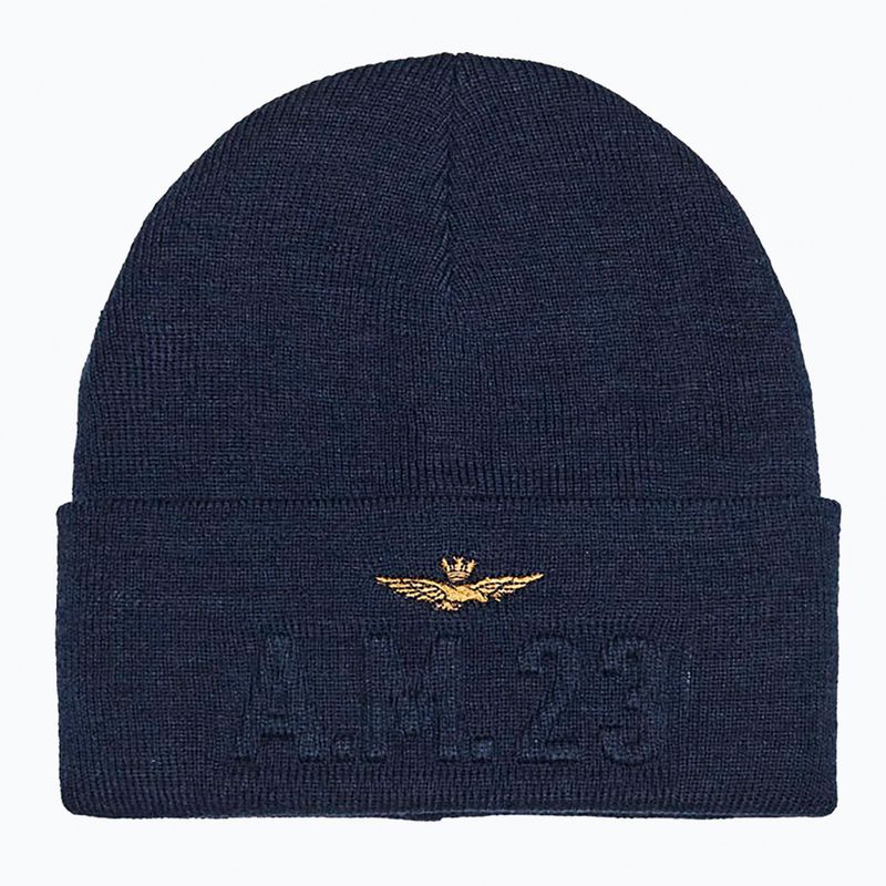 Férfi téli sapka Czapka Aeronautica Militare 262CU0099UL00949 Blu Navy