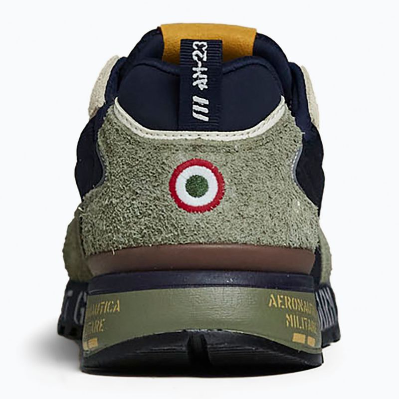 Férfi cipők Buty Aeronautica Militare 262SC0276UCT03546 Furry verde/blu 2