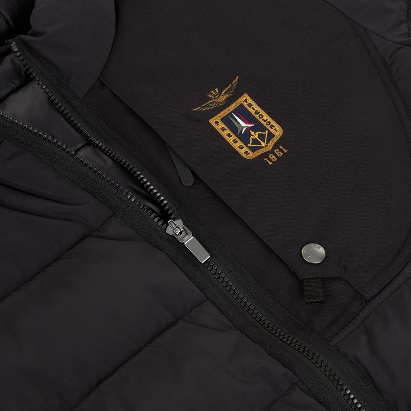 Férfi télikabát Kurtka Aeronautica Militare 262AB3074UCT04358 jet black 3