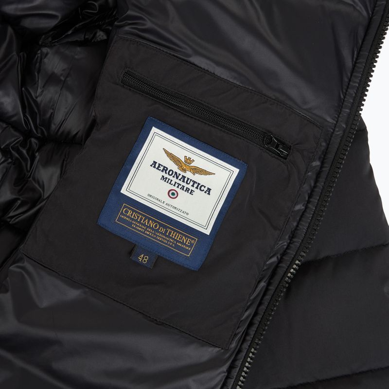 Férfi télikabát Kurtka Aeronautica Militare 262AB3074UCT04358 jet black 5