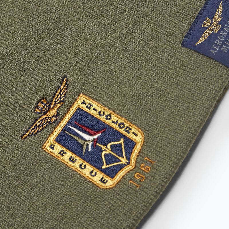Férfi téli sapka Czapka Aeronautica Militare 262CU0092UL00450 tea leaf 3