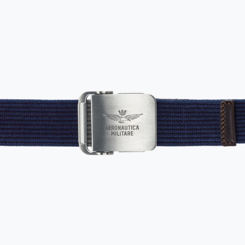 Férfi nadrágszíj Pasek Aeronautica Militare 262CI0319UCT04306 blu navy 2