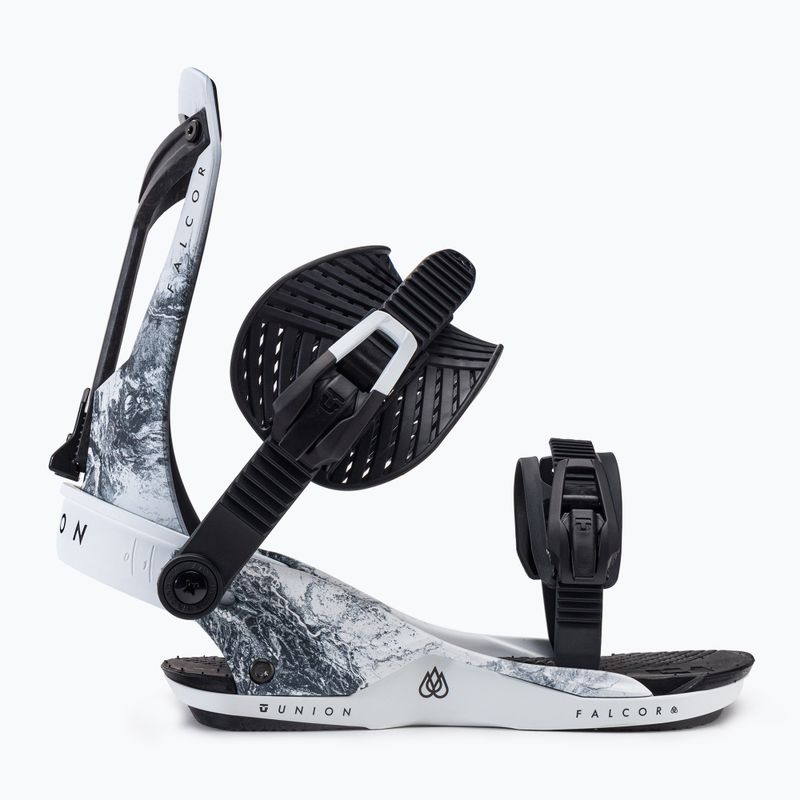 UNION Falcor férfi snowboard kötés fekete-fehér 2220125 2