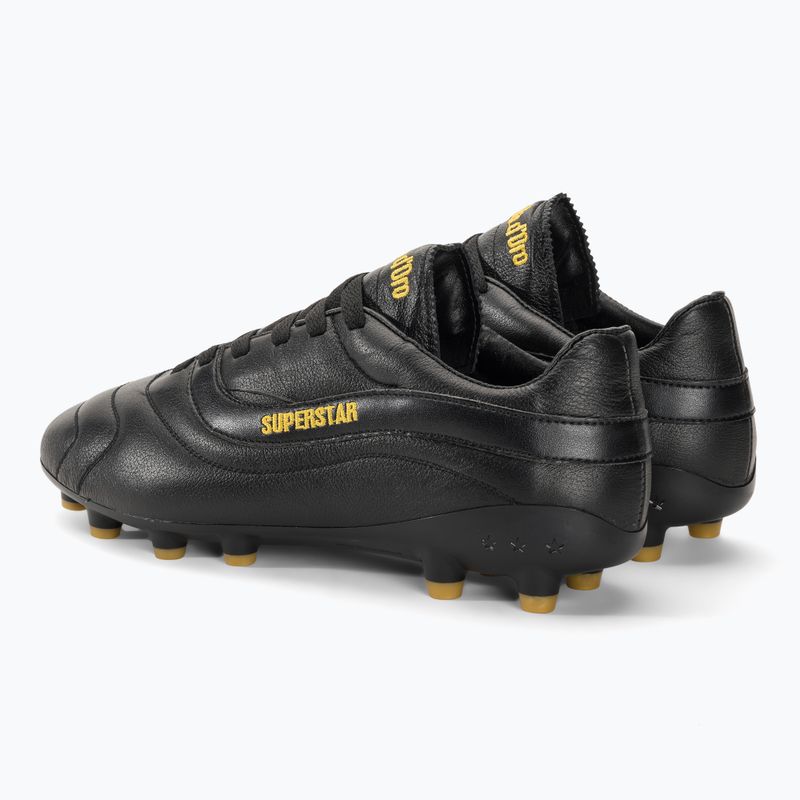 Férfi Pantofola d'Oro Superstar 2000 nero labdarúgó cipő 3