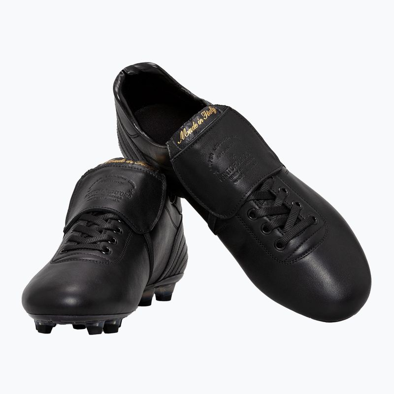 Pantofola d'Oro férfi futballcipő Lazzarini Tongue nero 8