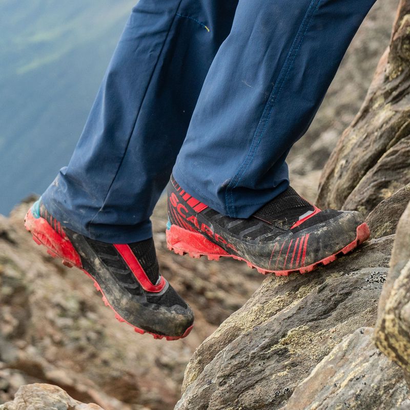 Férfi hegymászó bakancs SCARPA Ribelle S HD black/red 11