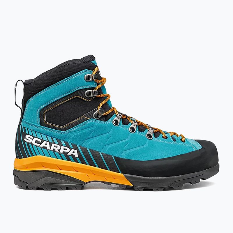 Férfi túrabakancs SCARPA Mescalito TRK GTX türkiz-fekete 61050 11