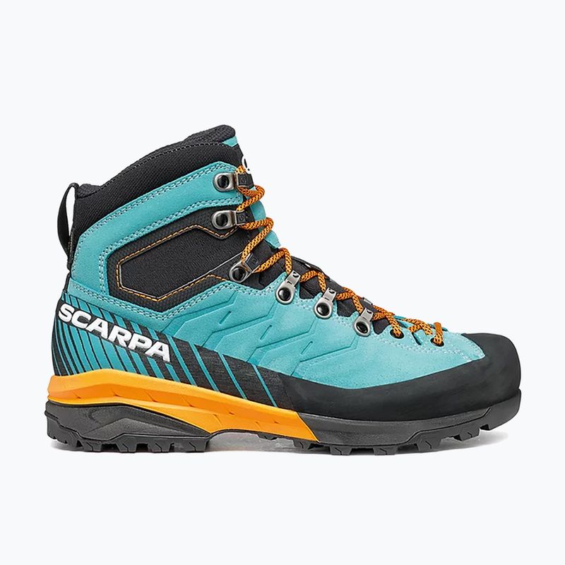 Női túrabakancsok SCARPA Mescalito TRK GTX türkiz-fekete 61050 11