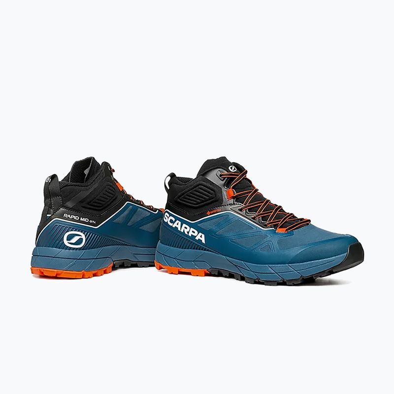 Férfi túrabakancs SCARPA Rapid Mid GTX kék 72695-200/2 14