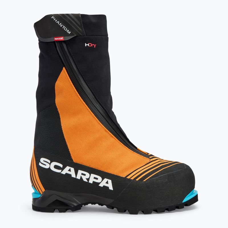 Férfi magas alpin csizma SCARPA Phantom 6000 fekete/ élénk narancssárga 2