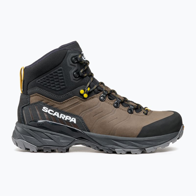 Férfi trekking cipő SCARPA Rush TRK Pro GTX volcano/mustard 9