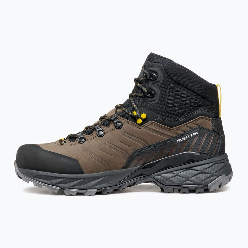 Férfi trekking cipő SCARPA Rush TRK Pro GTX volcano/mustard 10