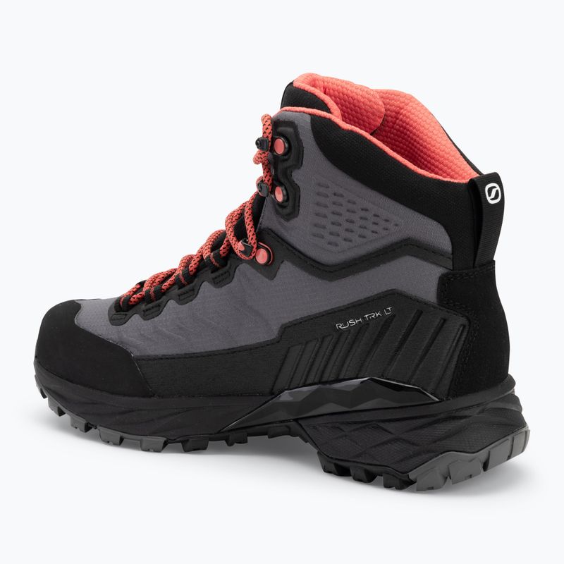 Női túrabakancs SCARPA Rush TRK LT GTX szürke/korall színű 3
