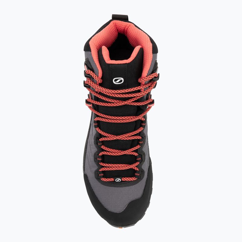 Női túrabakancs SCARPA Rush TRK LT GTX szürke/korall színű 5