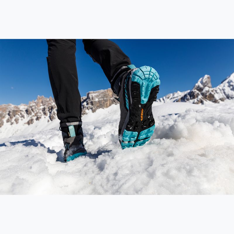 Női trekking cipő SCARPA Rush TRK GTX midgray/aqua 15