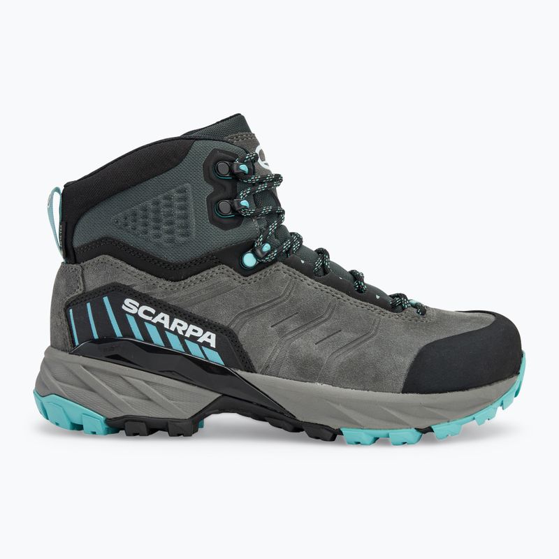 Női trekking cipő SCARPA Rush TRK GTX midgray/aqua 2